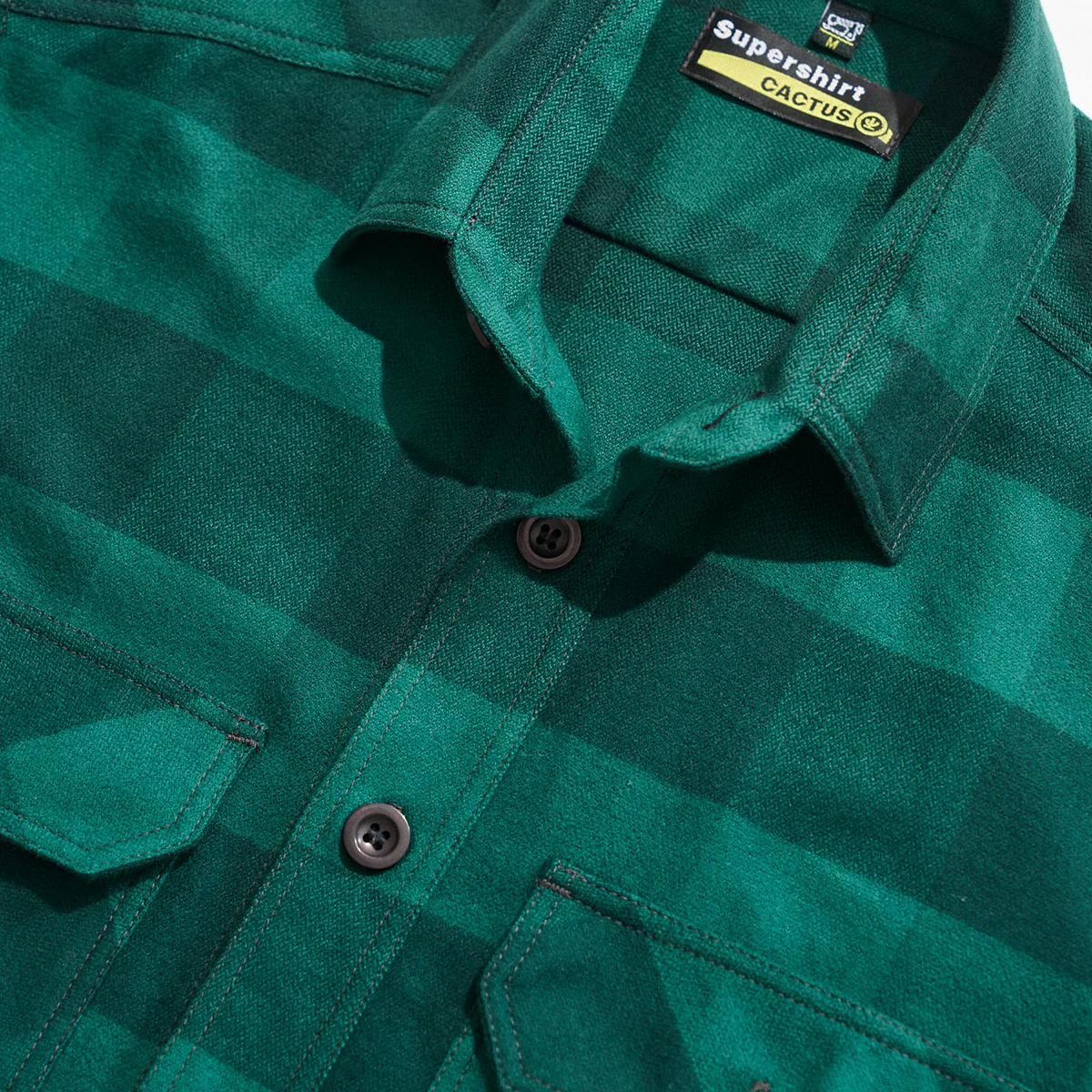 Checked Flannel Shirt Mens - Image 10
