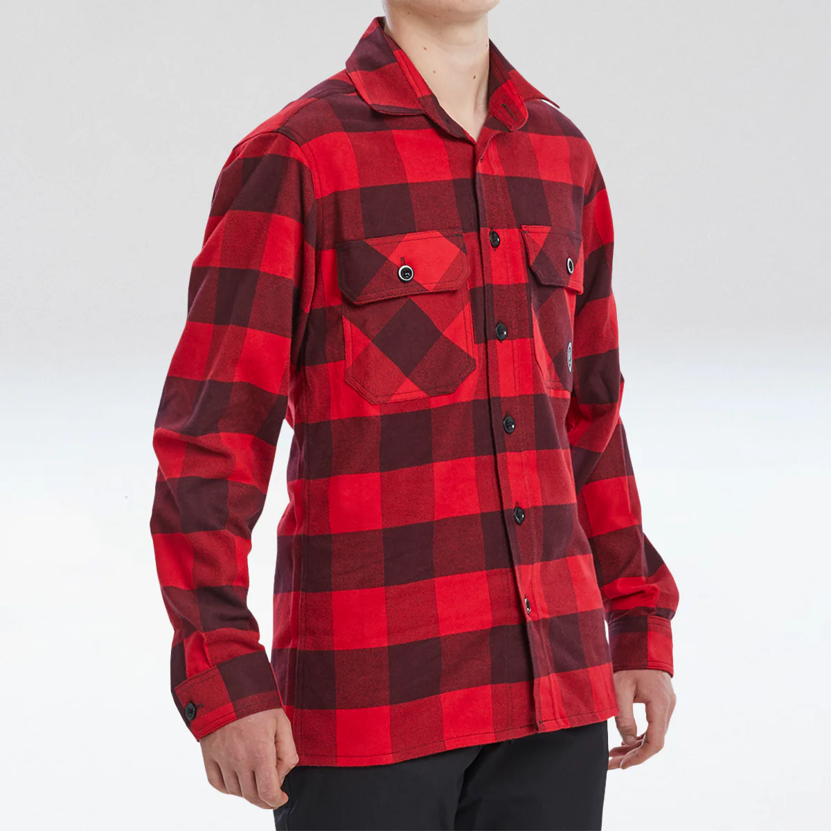 Checked Flannel Shirt Mens - Image 15