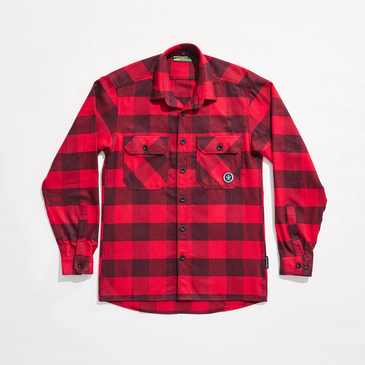 Checked Flannel Shirt Mens - Image 3