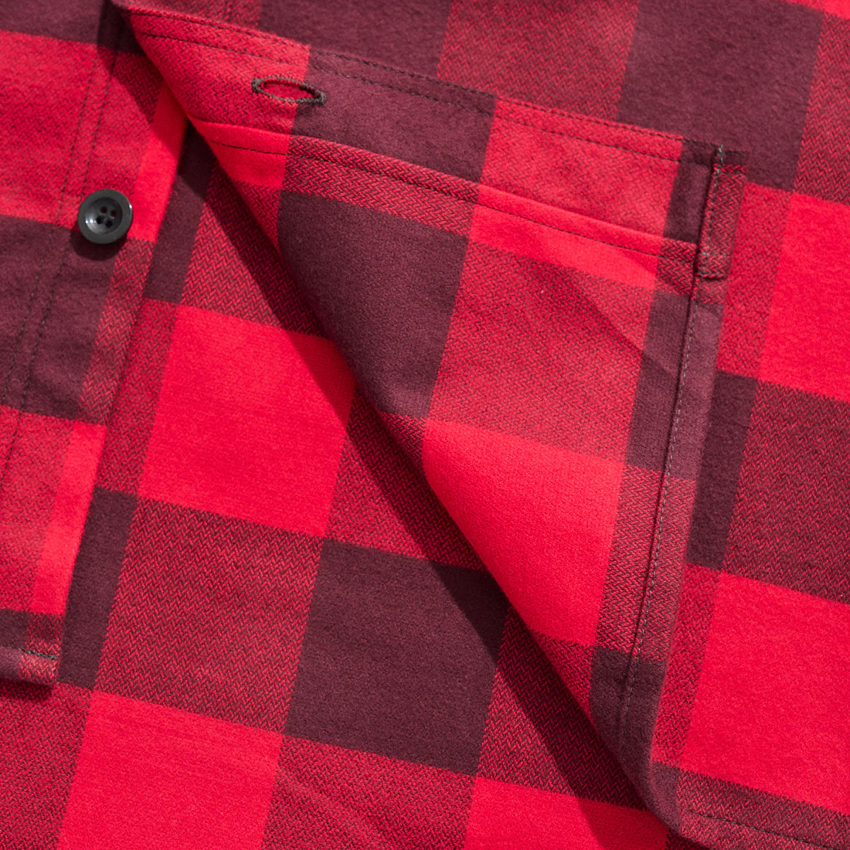 Checked Flannel Shirt Mens - Image 6