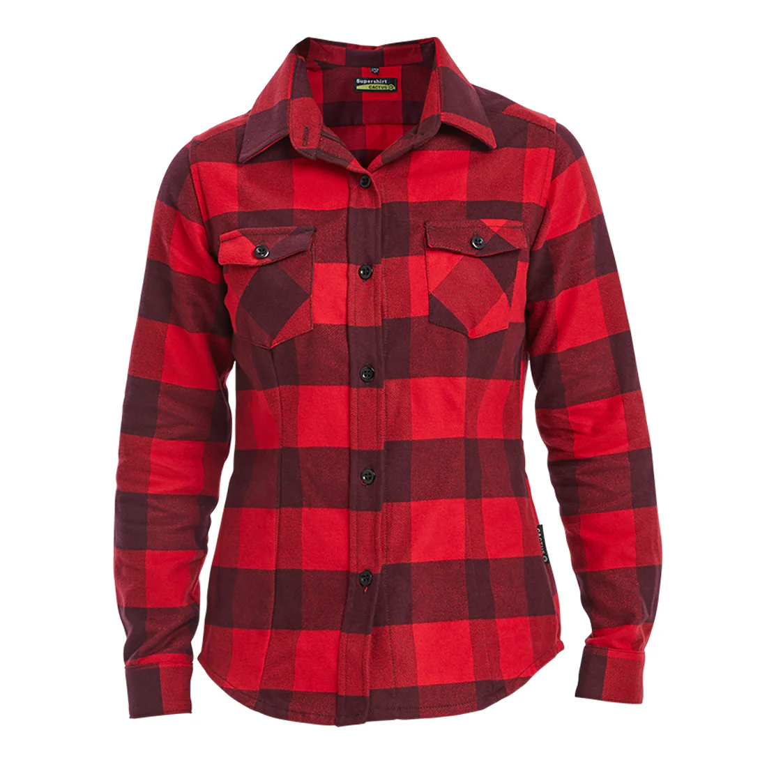 Checked Flannel Shirt Womens - Image 3